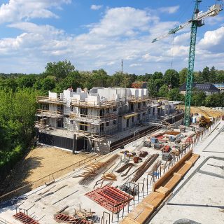 The construction in Krapkowice